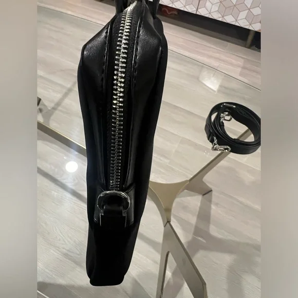 New Karl Lagerfeld Ikonik Laptop Case Briefcase Black - Picture 10 of 13